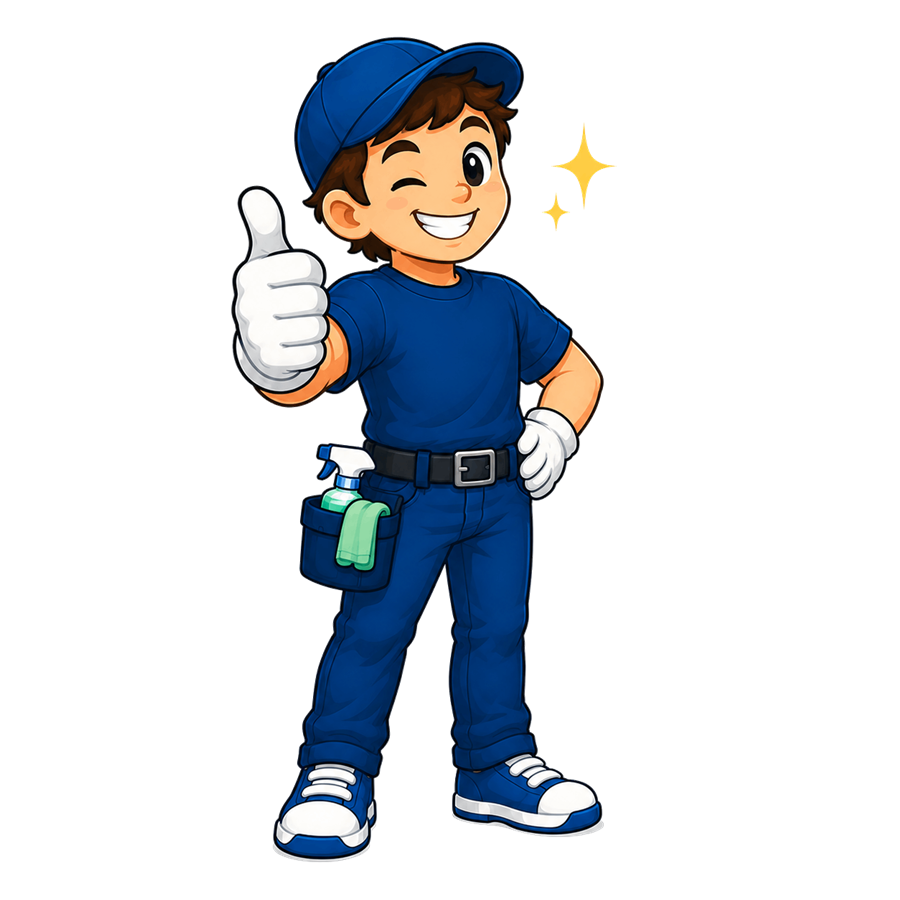 Gleamy giving a thumbs-up